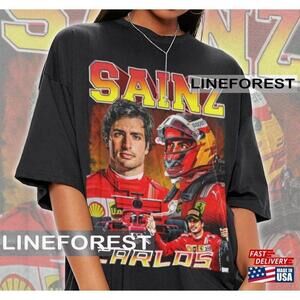 Carlos Sainz Jr Shirt Tshirt Unisex